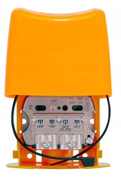 NO BRAND Amplificator de semnal antenă TV Comutator DVB-T2 VHF UHF FM Televes...