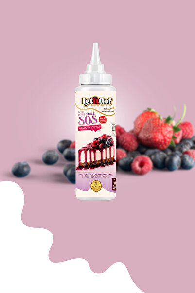 LET IT GO Orman Meyveli Tatlı Sos 300 gr - Waffle & Pankek & Krep