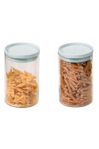 Kesper Recipient din sticlă cu capac 800 ml x2
