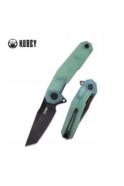 NO BRAND Cuțit pliabil Kubey EDC Carve Jade G10, Black Stonewashed AUS-10 (KB...