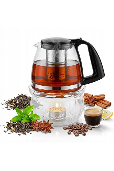 NO BRAND RAY 1500ML CEAINIC DIN STICLA TERMOREZISTENTĂ CU ÎNCĂLZITOR