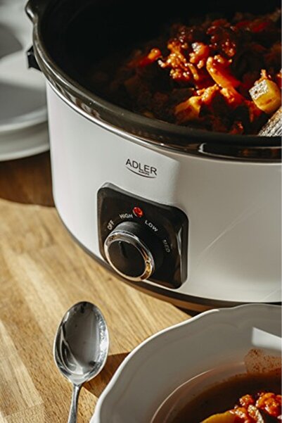adler Oală electrică multifuncțională 5.8L cu vas detașabil 290W AD 6413 Alb