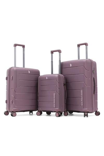 U.S. Polo Assn. 3-Piece Hardshell Luggage Set | 20" 24" 28" Spinner Suitcases...