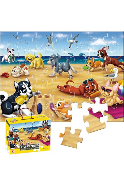 PlayFun Puzzle 35 piese 88129, cutie cadou cu dimensiuni de 9 inci - Jucărie ...