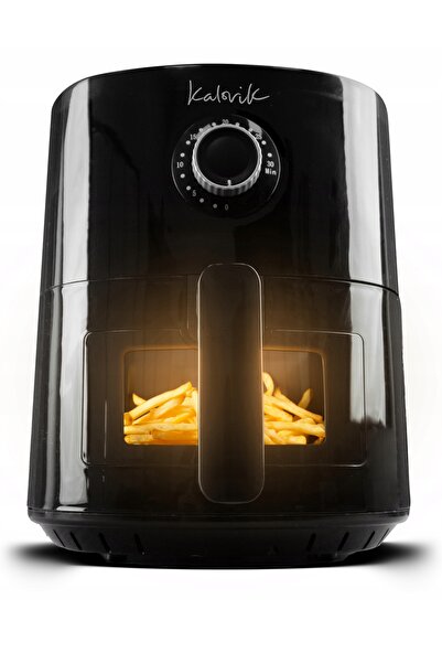 KALORİK FRITEUZĂ FĂRĂ ULEI AIRFRYER XXL 4L 1300W CU FEREASTRĂ ȘI CAPACITATE MARE