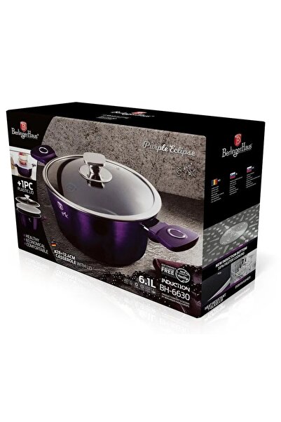 Berlinger Haus OALĂ DIN TITAN 28 cm, 6,1 L, pentru plite cu inducție și gaz, ...