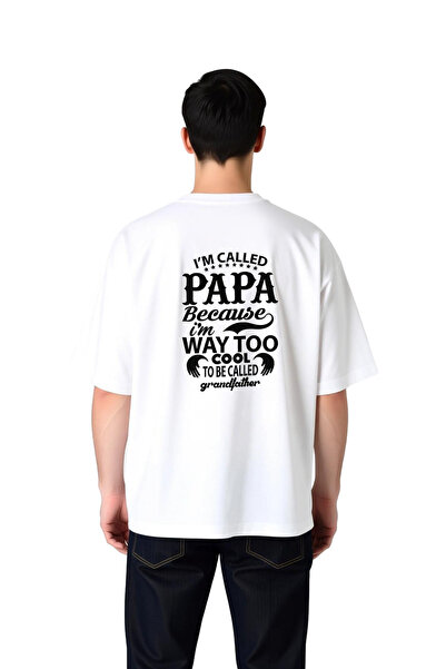 PayBuy Printed Men's Oversize T-Shirt: "Because I'M so Cool, I'M Called Dad"
