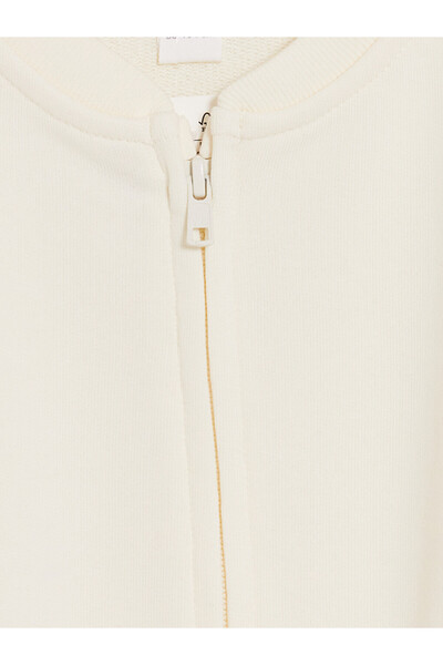 LC Waikiki Crew Neck Girls' Zippered Sweatshirt