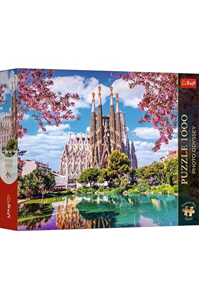 Evelise PUZZLE Trefl 1000 Premium Plus Photo Odyssey Sagrada Familia Barcelon...