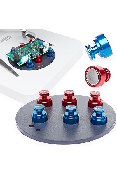 TECHREBAL Placă de lucru magnetică de 95mm pentru microscopul Kaisi 1208