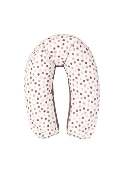 BabyMatex RELAX Pernă de poziționare lungă 190cm, din bumbac tricotat cu buline