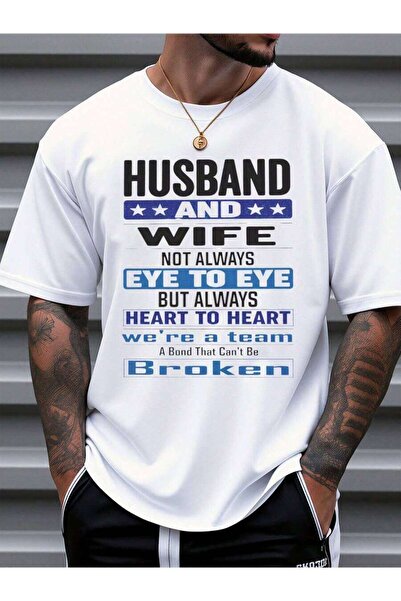 NOURAM Men's Funny & Matching T-Shirt - White Gift With Heartfelt Love Quotes...