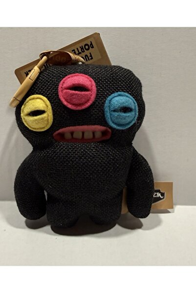 TOYFEST سلسلة مفاتيح من القطيفة باللون الأسود من سلسلة Annoyed Alien، مجموعة ...