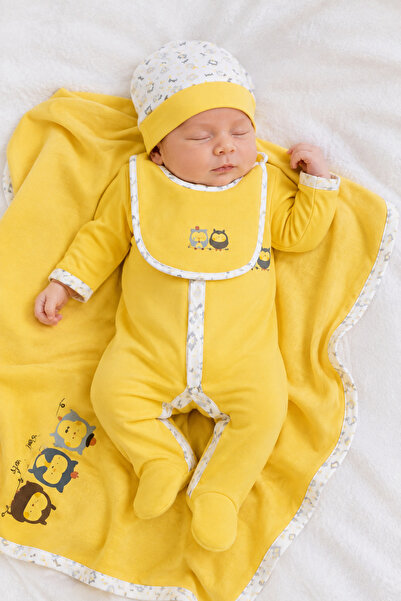 Babyhola مجموعة إصدار المستشفى لحديثي الولادة للجنسين مكونة من 4 قطع 14047