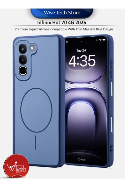 Wtech Infinix Hot 70 4G 2026 SilkTouch Premium Matte Silicone Protective with...