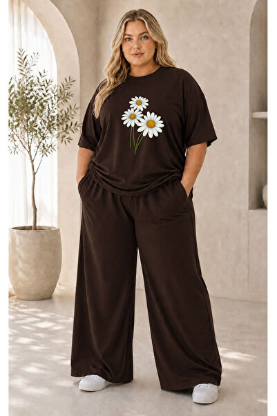 Prekarya design Women's Plus Size Premium Oversize Cotton 2-Piece Tracksuit S...