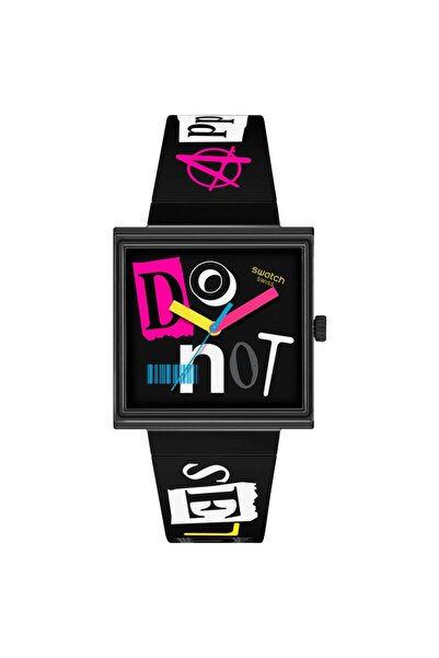 Swatch SO34B100 Pierced Edge Unisex Kol Saati