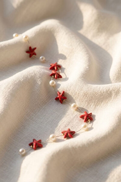Elifsu Jewelry Hair Accessory Hair Clip with Starfish and Pearl Figures