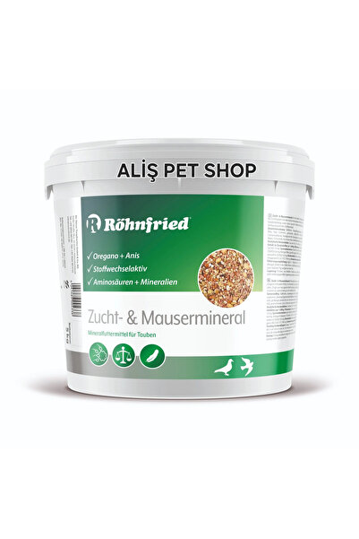 Röhnfried Zucht Mausermineral Üreme ve Tüy dökme Grit Mineral Karışımı 5 Kg
