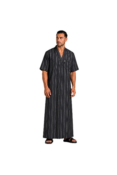 First Life Luxury 24-Inch Wide Home Wear Robe with Exquisite Embroidery for M...