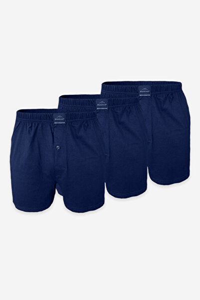 Malabadi Men's Navy Blue 3-Piece Premium Collection Wide Fit Modal Large Size...