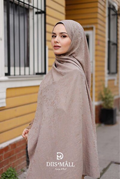 Generic Brand Dubai Organic Olive Branch Patterned Shawl – Soft Textured, Cas...