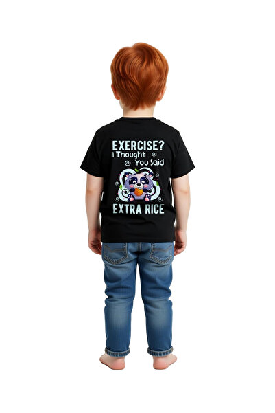 PayBuy Children's Graphic Printed T-Shirt Humor Themed Panda Pattern Short Sl...