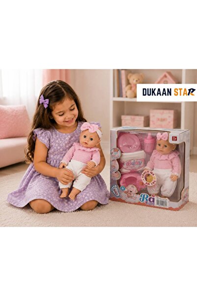 dukaan star Interactive doll with care accessories