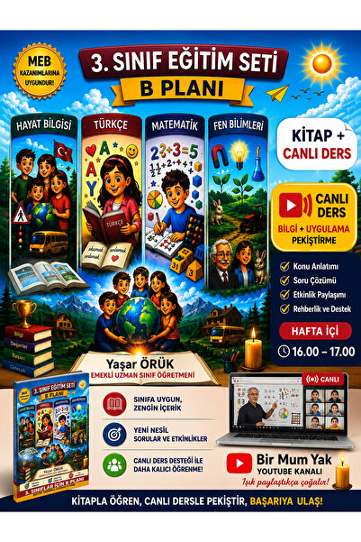 Anonim Yayıncılık 3.SINIF TÜM DERSLER YARDIMCI KAYNAK