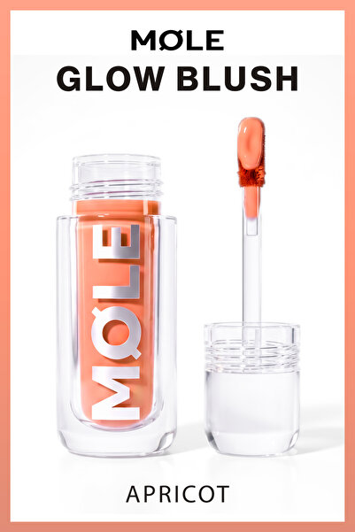 MQLE Glow Blush Likit Allık - Yoğun Pigmentli Işıltılı Likit Blush - Apricot