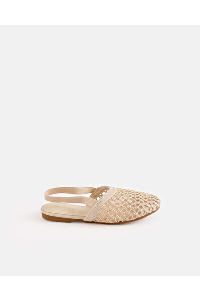 REDTAG Girls Pink Textured Mule