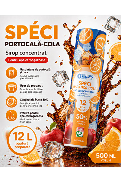 Magic Bubble Speci Orange-Cola Syrup SodaCo 500 ml