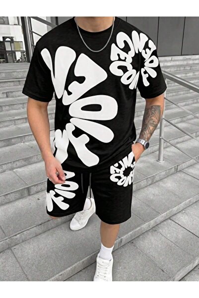 bellanova Unisex Oversize Σετ με Σορτς και Μπλουζάκι Άνετη Εφαρμογή Καλοκαιρι...