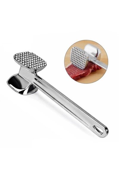 STARSTAR Aluminum meat mallet, double-sided hanging, suitable for tenderizing...
