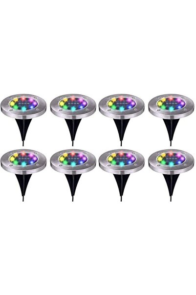 STARSTAR 8 warm white solar ground spotlights.