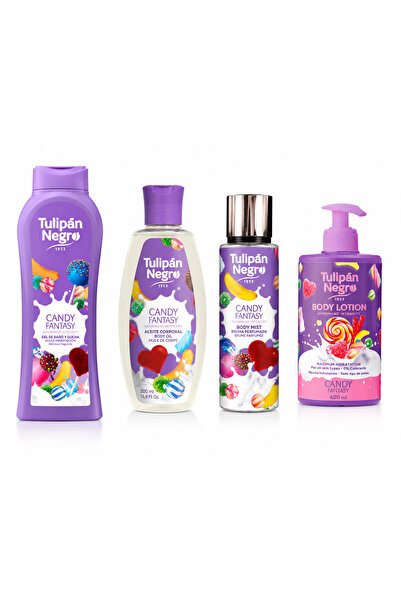 Tulipan Negro Фентъзи – Душ гел, Масло за тяло, Спрей за тяло и Лосион за тяло