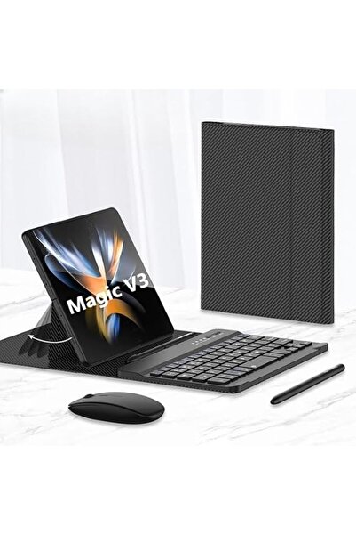 Fegishilly لوحة مفاتيح وماوس لاسلكيان بتقنية البلوتوث متوافقان مع Honor Magic...