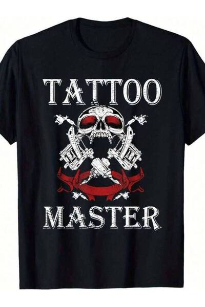 2BIR Men's Printed Crew Neck T-Shirt, For Artists, Lovers, Tattoo Experts, 10...