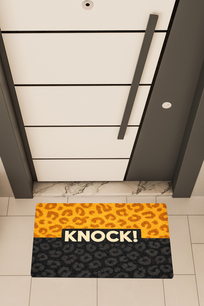 Dormot DEAS HOME, Ψηφιακή Εκτύπωση, KNOCK, Θεματικό Έγχρωμο Σχέδιο με Γράμματ...