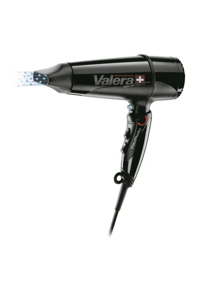 Valera Swiss Light 5400 Fold-Away Travel Hair Dryer, 2000W, Ionic, Black