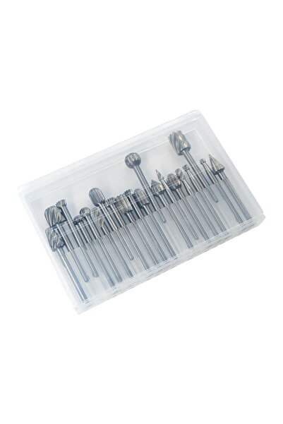 Titi 6590 Mini Ahşap Oyma Freze Uç Seti 20 Parça (Sap: 3mm)