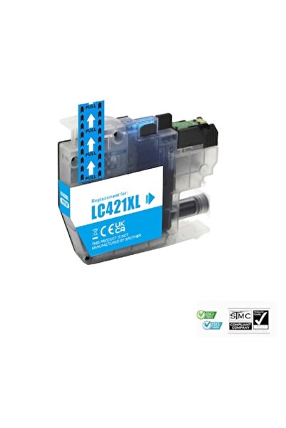 Ulm Cart Cartuș de cerneală compatibil cu Brother LC421XL LC-421XL, albastru ...