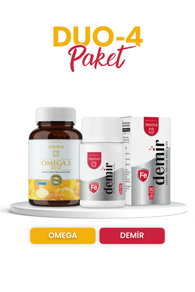 Erbatab Duo Paketi 4 Omega- Demir