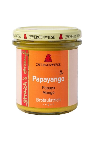 Zwergenwiese Cremă întregătoare Papayango cu papaya picantă și mango, organic...