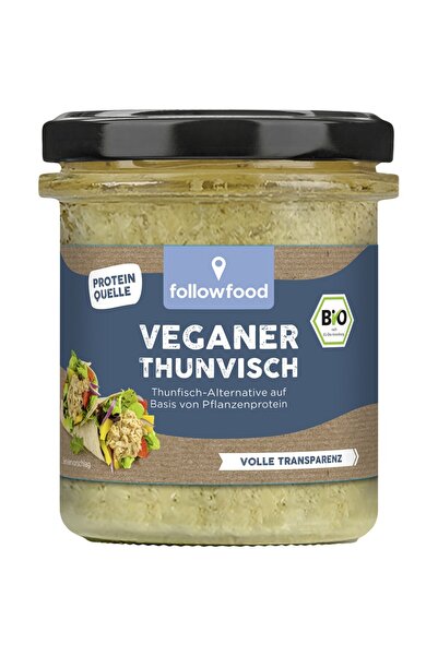 Followfish Paste alternativă la ton, pe bază de proteine vegetale organice, 180g