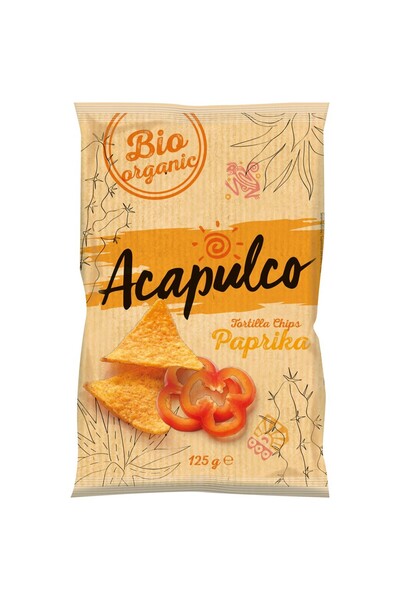 ACAPULCO Tortilla chips cu boia,