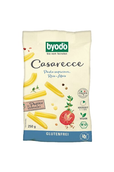 Byodo Paste casarecce din porumb si orez fara gluten,