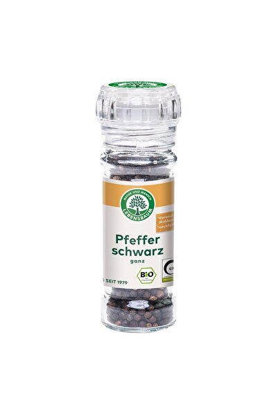 Lebensbaum Piper negru în recipient de sticlă ecologic, 45g