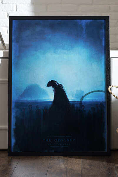 Duvarda The Odyssey Siyah Ahşap Çerçeveli Poster, Dekoratif Film Duvar Tablosu