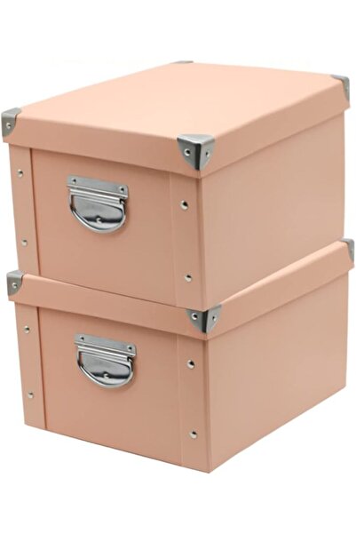 GENERAL GUOZI Collapsible Storage Box, Decorative Memory Box with Lid & Metal...